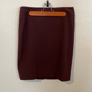 The limited red pencil skirt size 6